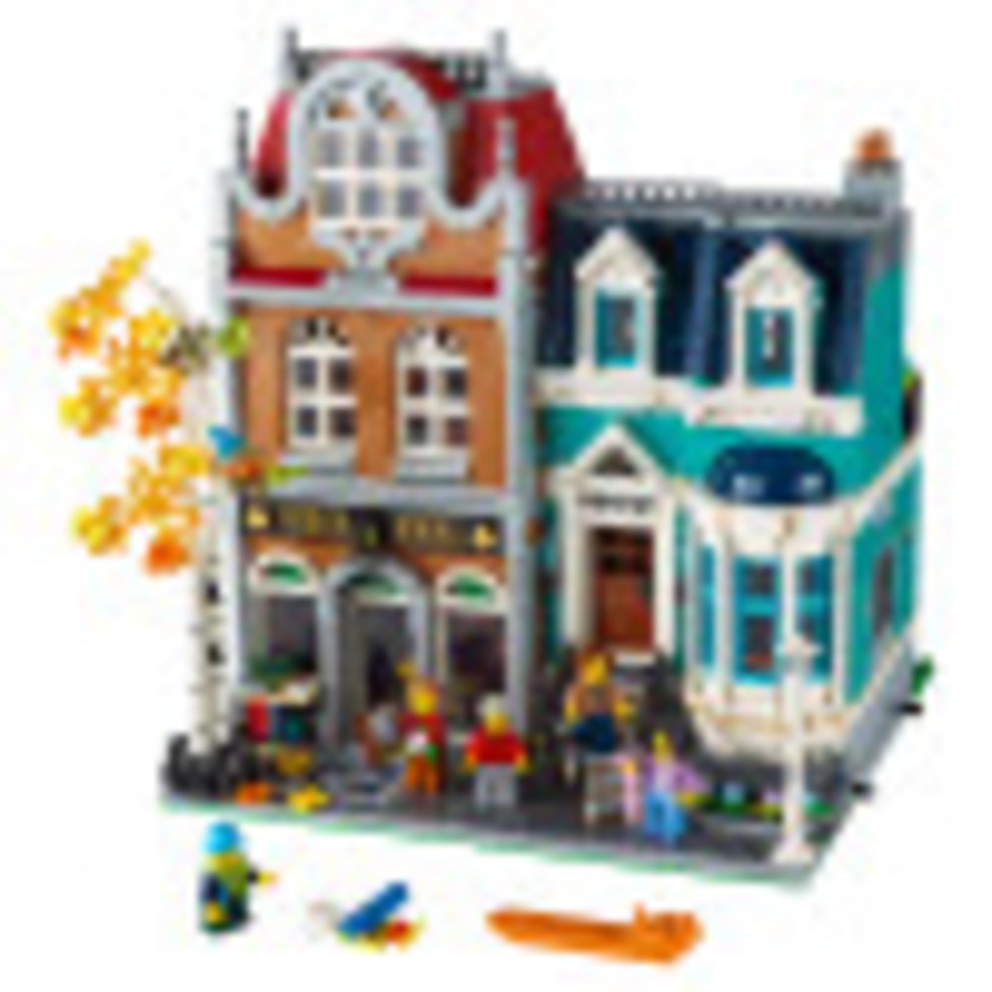 LEGO Creator Expert Bookshop 10270 display windows emphasize collectible charm for photos