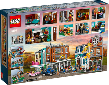 LEGO Creator Expert Bookshop 10270 town house living spaces display authentic interiors