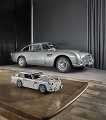 LEGO Creator Expert James Bond DB5 interior radar tracker reveals hidden tech for imaginative play.