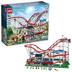 LEGO Creator Expert Roller Coaster 10261 two trains ready for immersive play and realistic ride dynamics