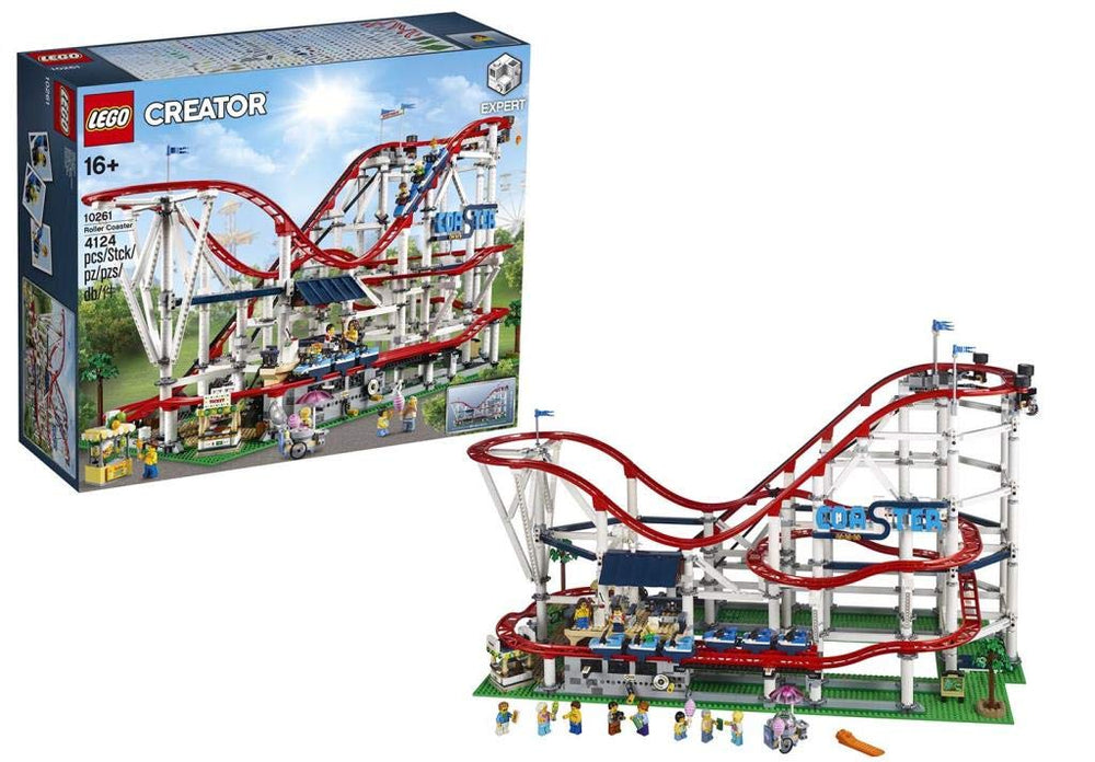 LEGO Creator Expert Roller Coaster minifigures create storytelling scenes.