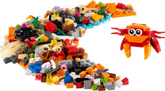 LEGO Creator Fun Creativity 12 in 1 Promo Set 40593 unboxed and parts organized for quick setup