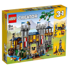 LEGO Creator Medieval Castle 31120 front view offers versatile play and display