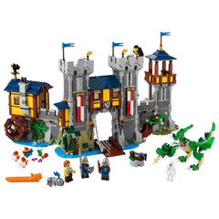LEGO Creator Medieval Castle 31120 turret shot captures fortress aesthetics for adventures