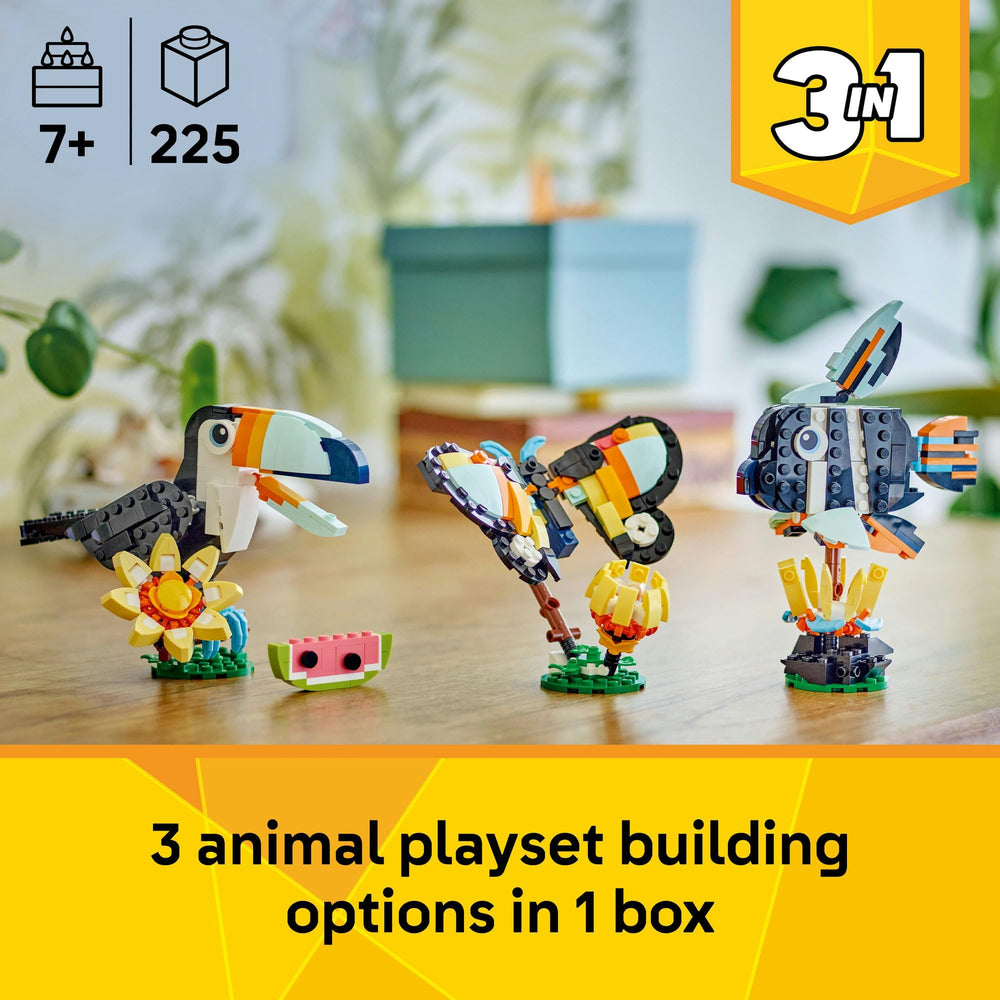 LEGO Creator Wild Animals Seabed stand with rotating fins display