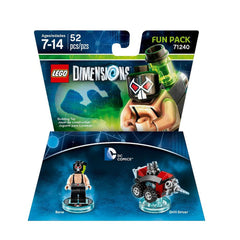 LEGO DC Bane Fun Pack minifigure display for Dimensions battles and display