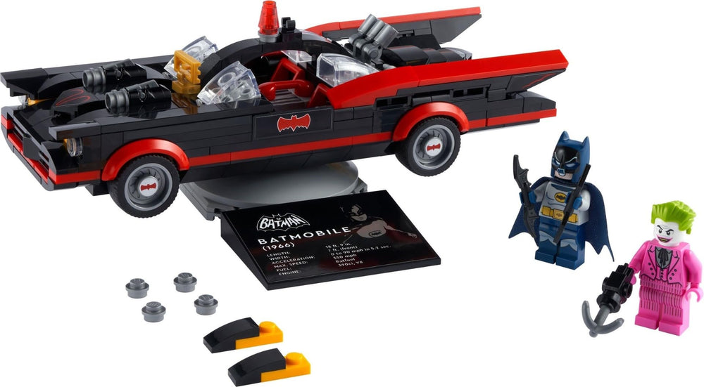 LEGO Batman Batmobile 76188 cockpit detail for authentic play scenes.