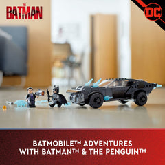 Batmobile hood open showing cockpit assembly for Batman