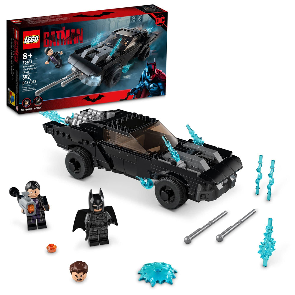 LEGO DC Batman Batmobile 76181 front missiles for action-packed play