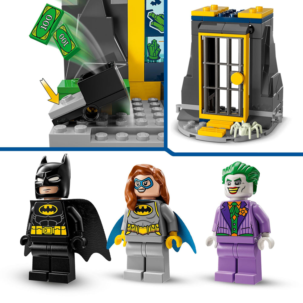 LEGO DC Super Heroes Batcave prison doors explode for dramatic moments.