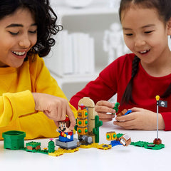 LEGO Desert Pokey expansion Mario interaction demonstrates responsive action
