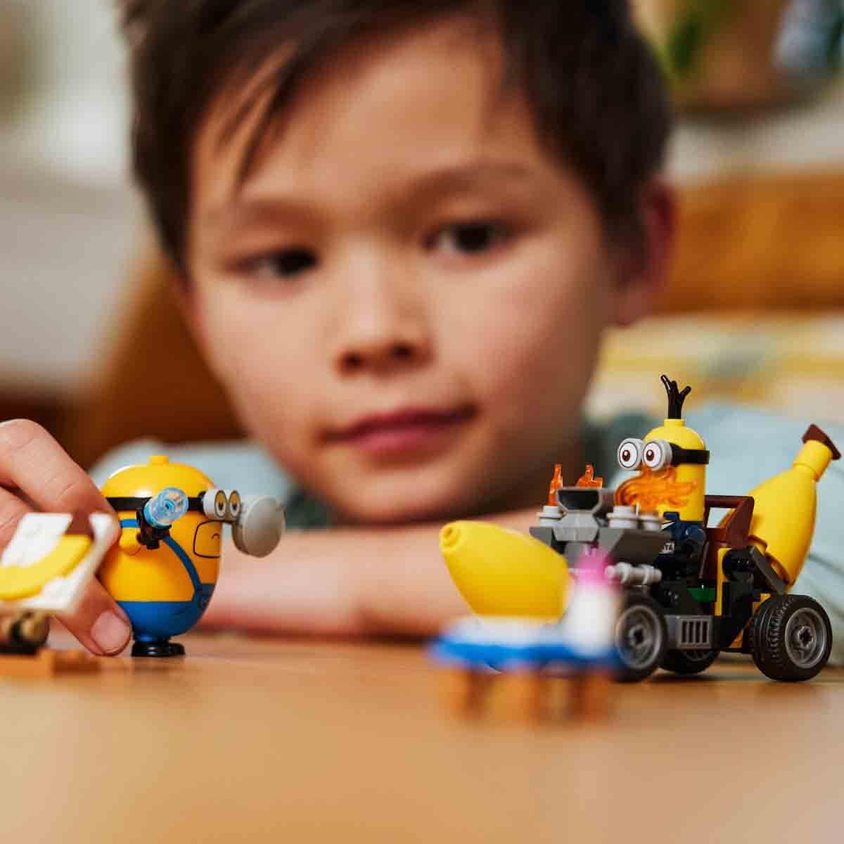 LEGO Despicable Me 4 Minions AVL Tim with rotor helmet for adventurous pretend play.
