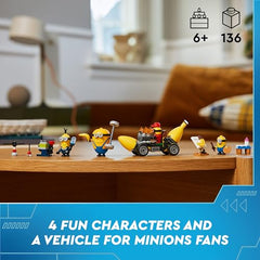 LEGO Despicable Me 4 Minions Mel with barbell promotes active, hands-on play.