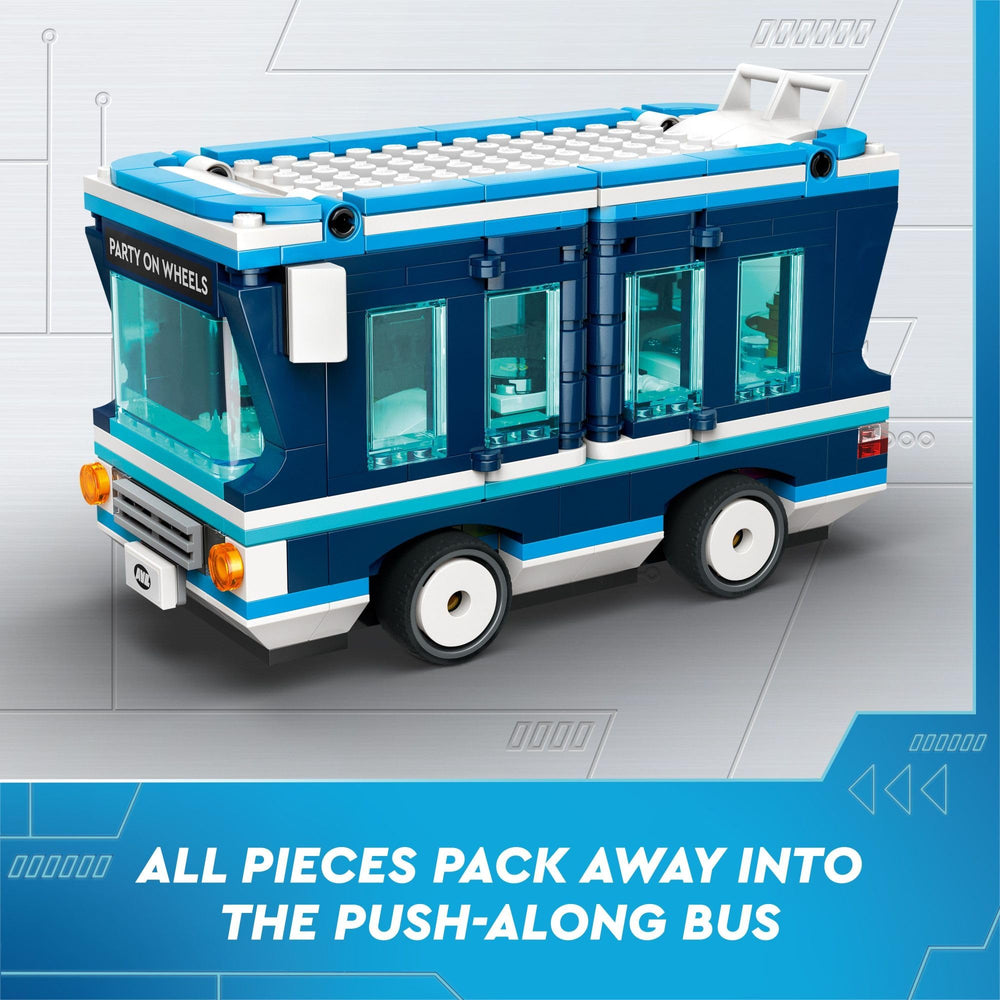 LEGO Despicable Me 4 Minions Music Party Bus hot tub detail invites group fun.