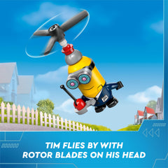 LEGO Builder app view for Despicable Me 4 Minions banana car assembly.