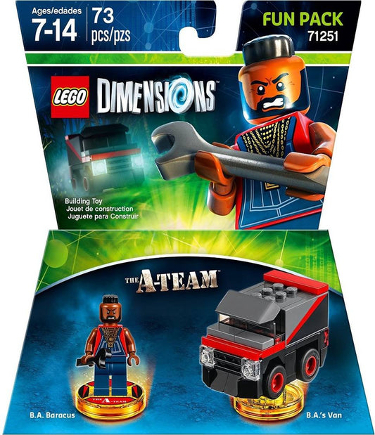 LEGO Dimensions B.A. Baracus figure ready for action-packed play