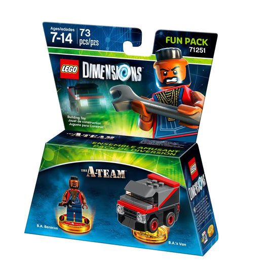 B.A. Baracus van for quick in-game deployment in LEGO Dimensions