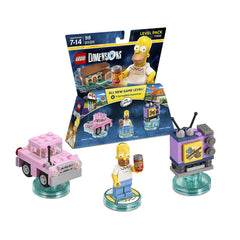 Springfield level map for LEGO Dimensions enhances virtual exploration