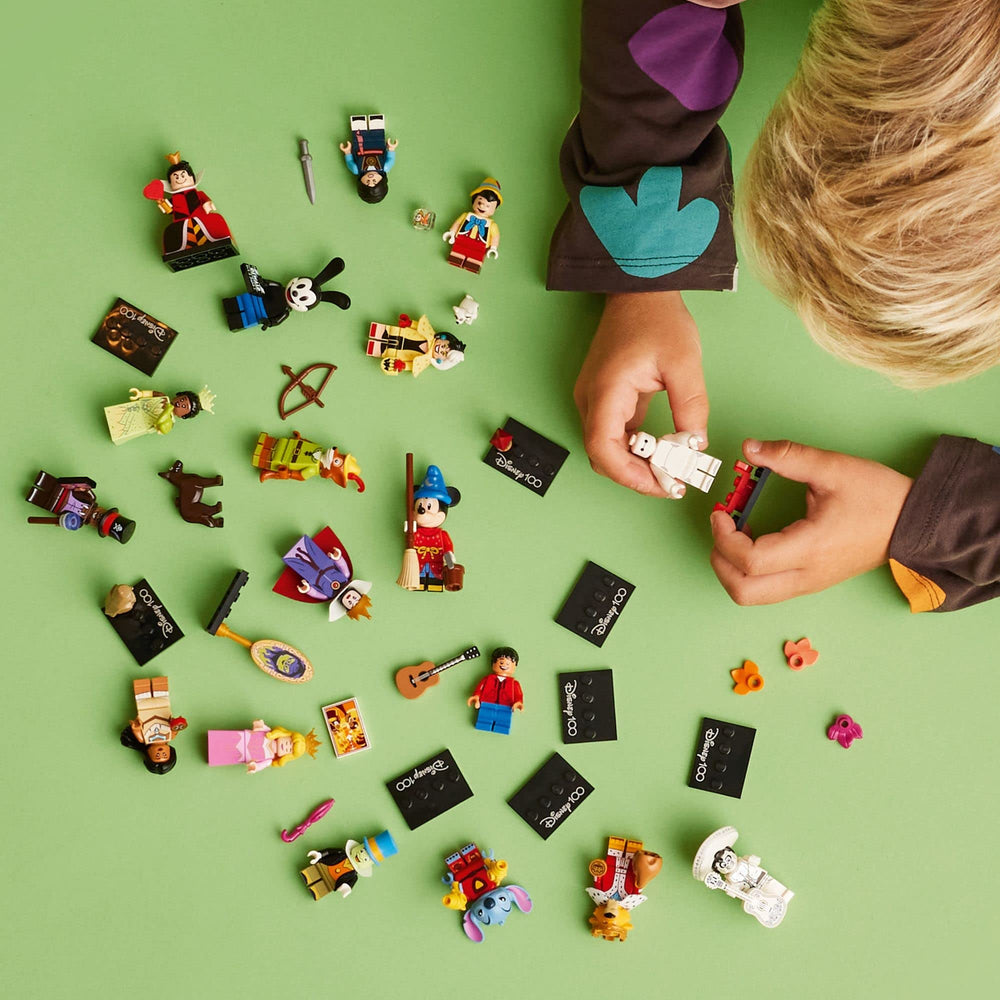 LEGO Disney 100 minifigures 71038 collector leaflet supports keeping track of characters