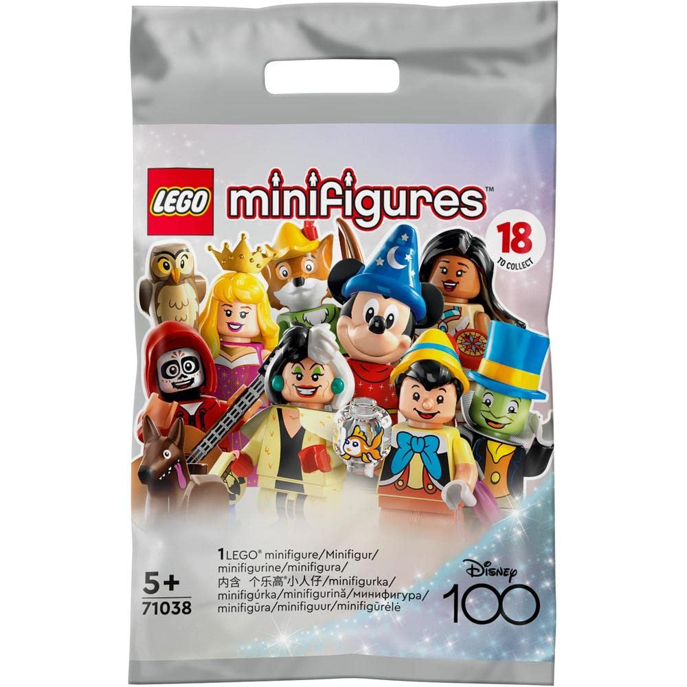 Mickey Apprentice Sorcerer minifigure from LEGO Disney 100th Anniversary for display