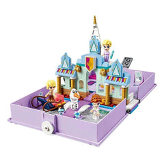 LEGO Disney Anna and Elsa storybook open book inviting imaginative play on the go