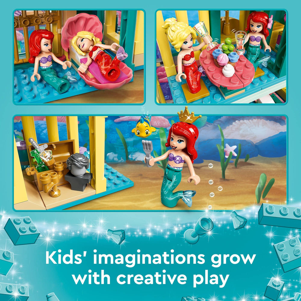 LEGO Disney Ariel Underwater Palace music area fuels imaginative storytelling