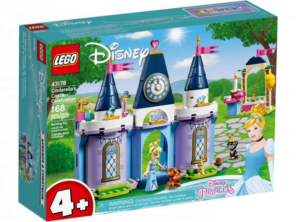 LEGO Disney Cinderella Castle Celebration with grand castle façade for imaginative play
