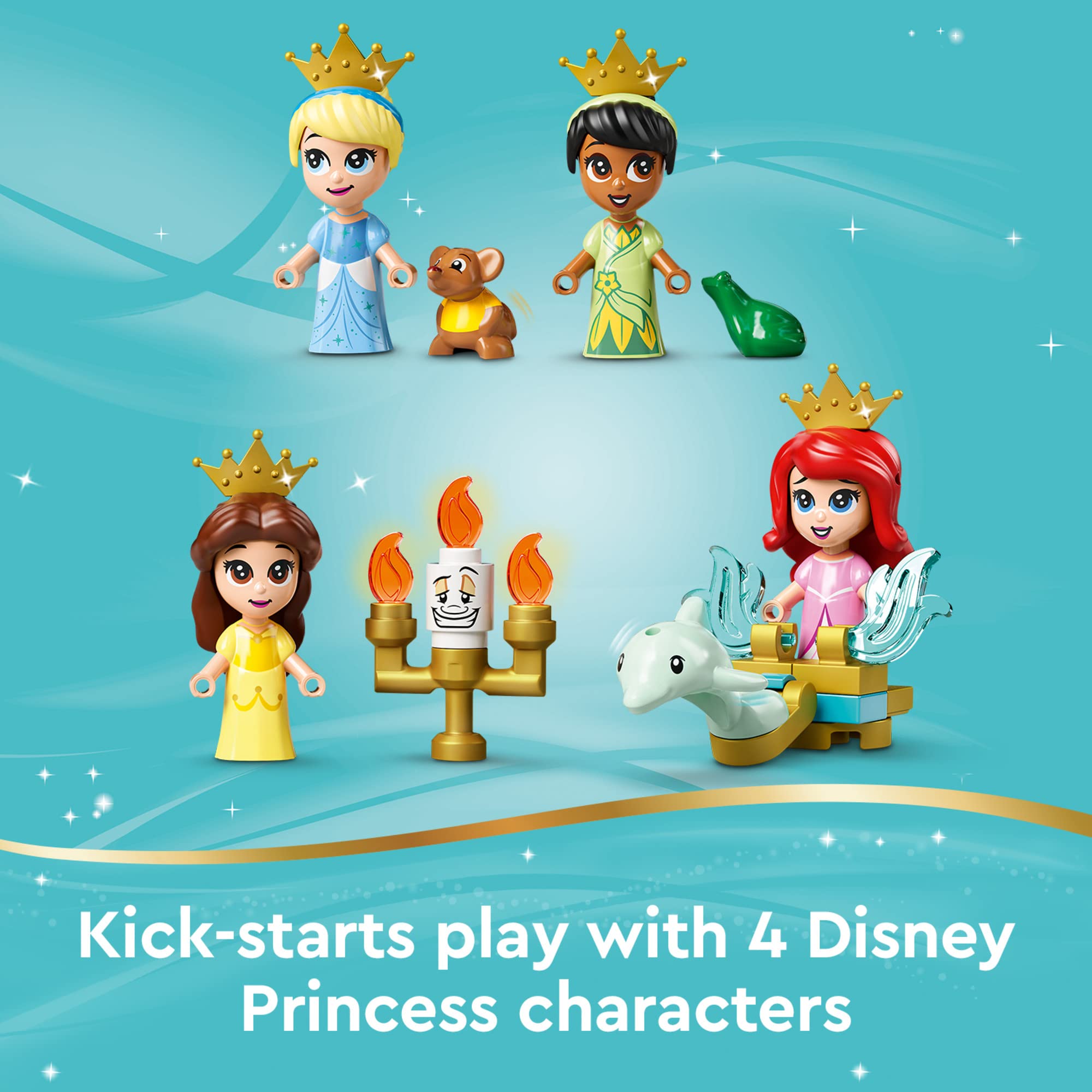 LEGO Disney Cinderella micro-figure ready for adventures
