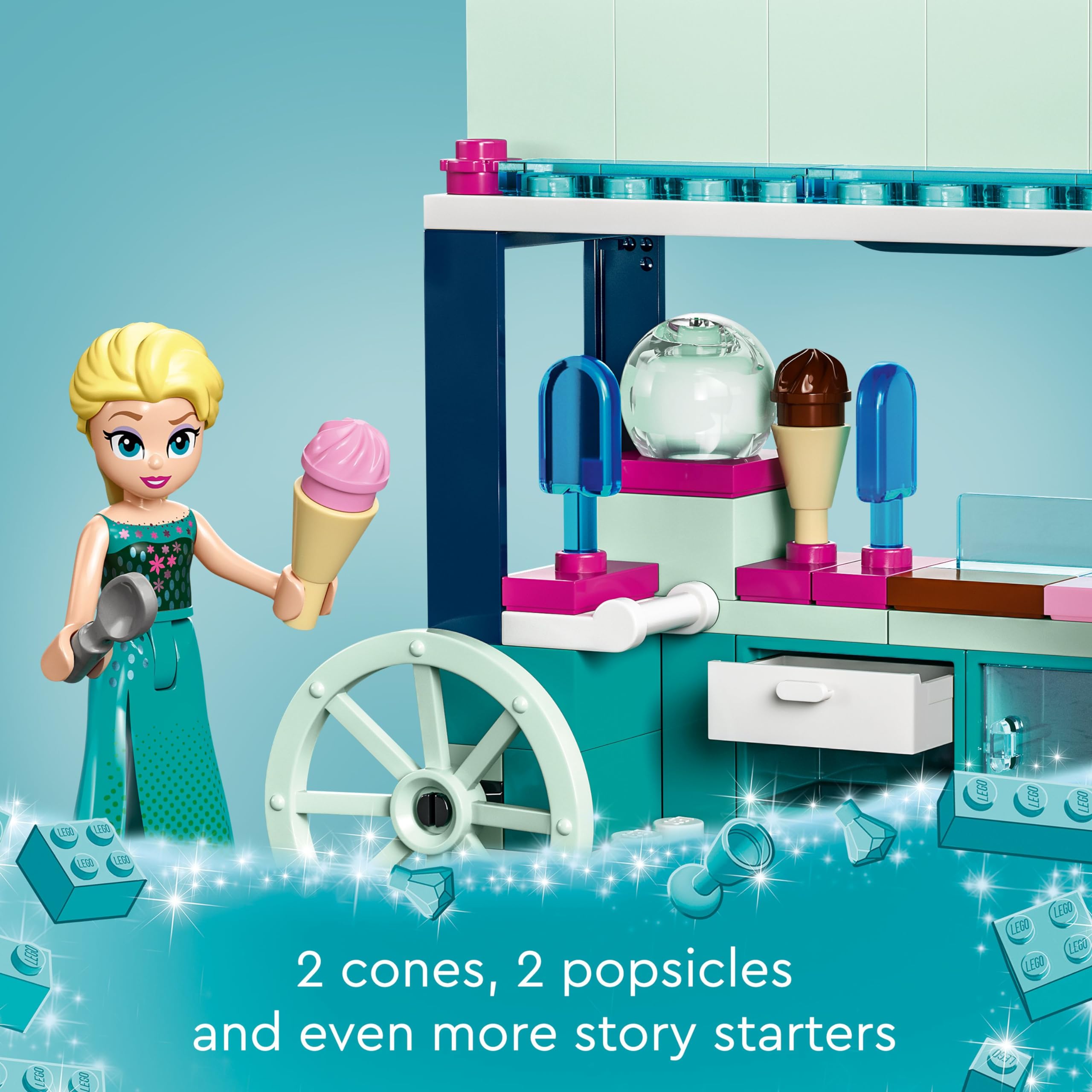 LEGO Disney interchangeable rings with decorations for customization