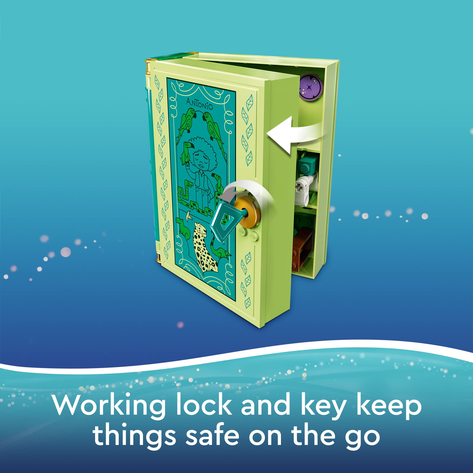 LEGO Disney Encanto Antonio's Magical Door 43200 Antonio figure joining play