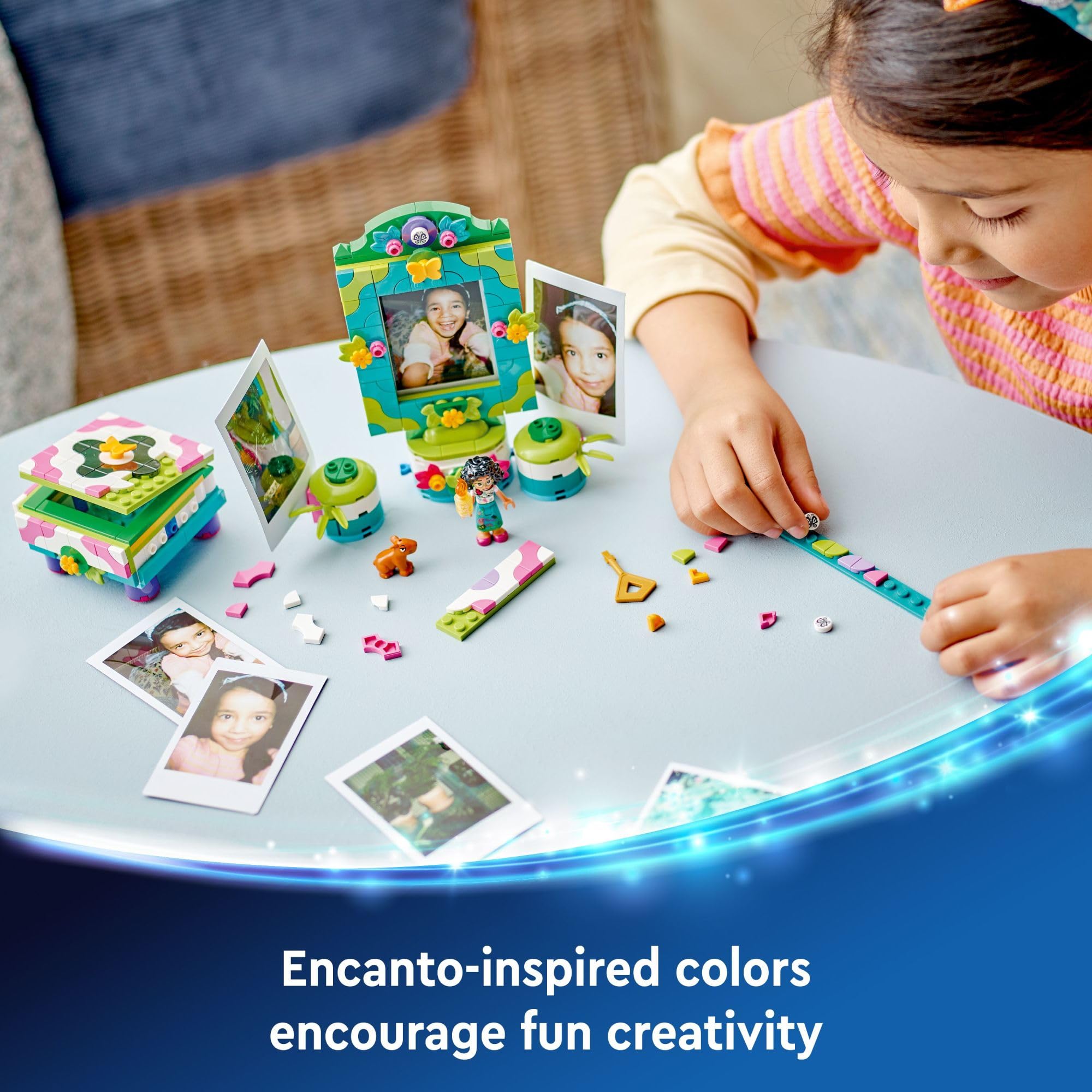 LEGO Disney Encanto build and decorate activity fosters imagination and design