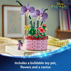 Built orchid and cactus add colorful display options.