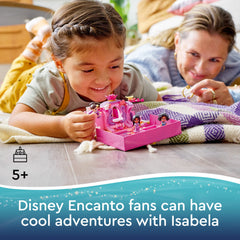LEGO Disney Encanto Isabela Magical Door 43201 side view highlighting compact build and displayable design