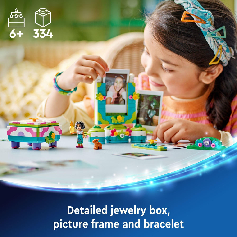 LEGO Disney Encanto jewelry box with bracelet for organized storage and redecorating