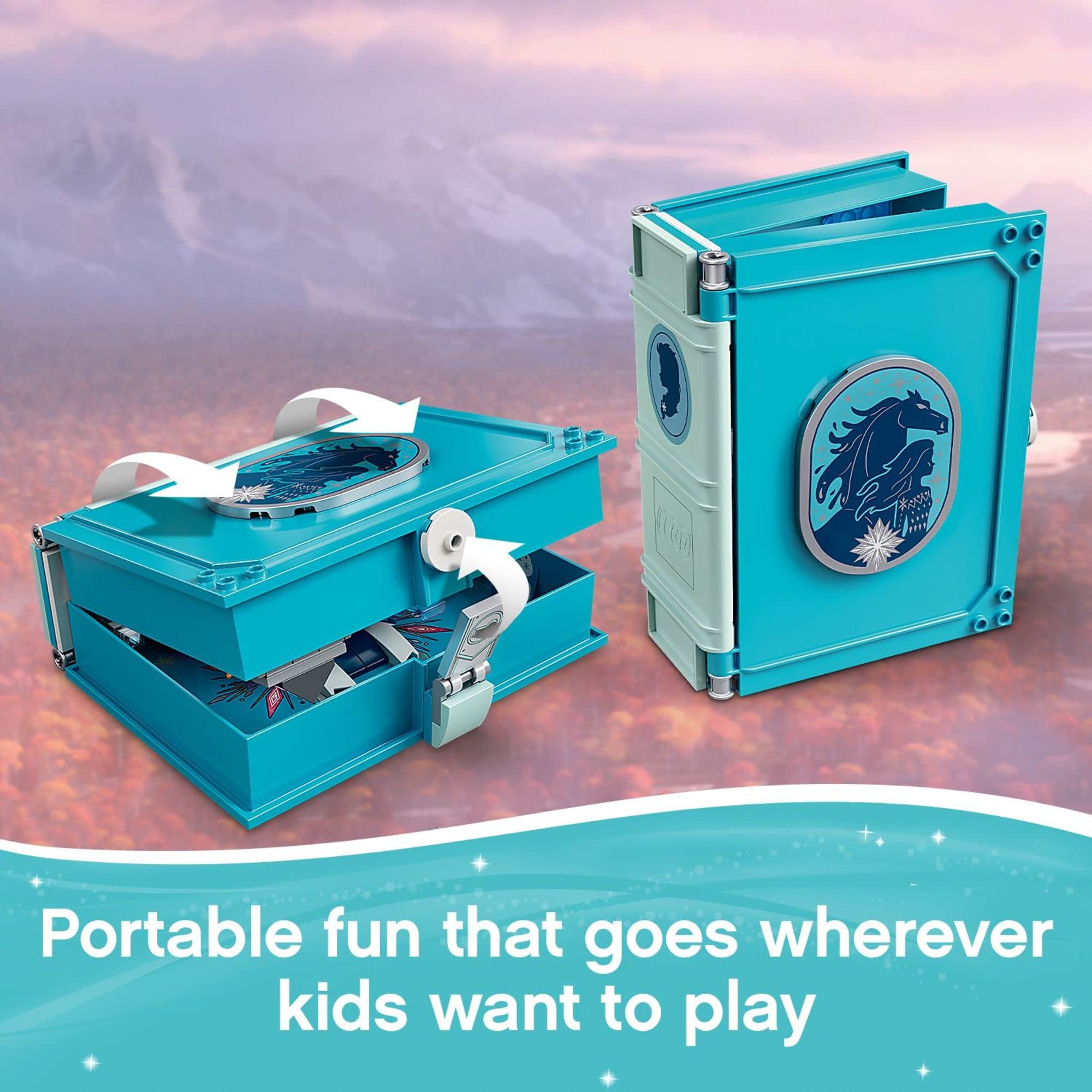 LEGO Disney Frozen 2 digital Instructions PLUS permits guided building on screen.