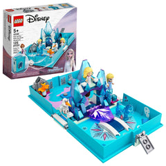 LEGO Disney Frozen 2 Elsa and The Nokk Storybook Adventures opening book reveals immersive portable storytelling.