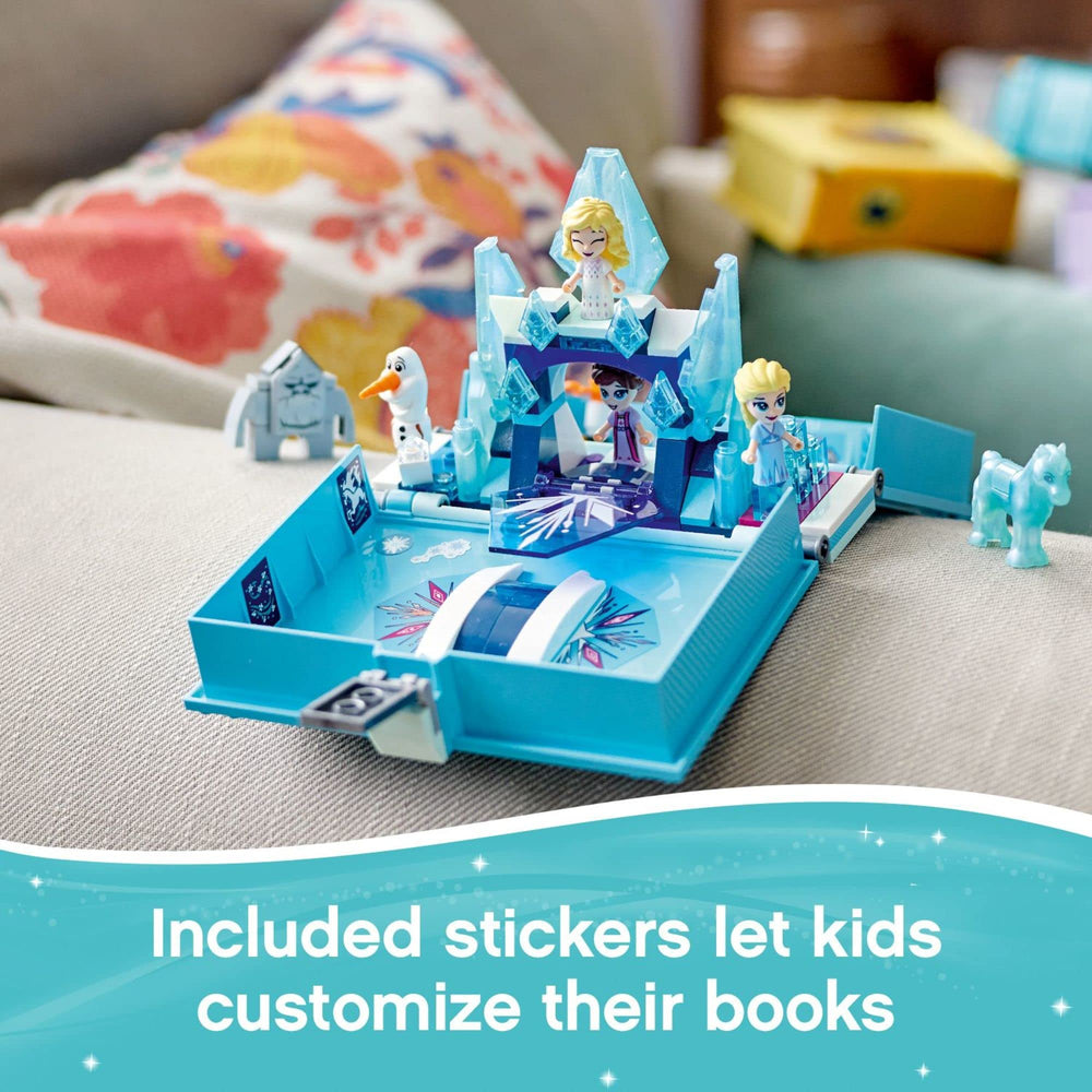 LEGO Disney Frozen 2 sticker sheet supports personalization and decorating the Enchanted Forest setup.