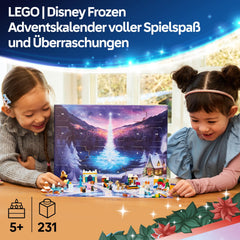 LEGO Disney Frozen Advent Calendar 2025 Anna mini-doll for holiday storytelling.