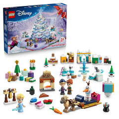 LEGO Disney Frozen Advent Calendar 2025 Elsa mini-doll for daily build-and-play.