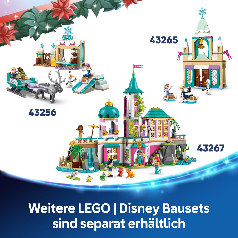 LEGO Disney Frozen Advent Calendar 2025 ice table and accessories for pose-ready scenes.