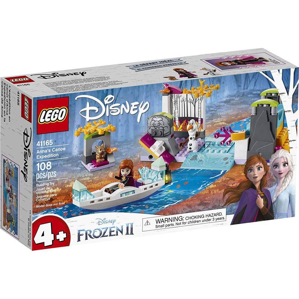 LEGO Disney Frozen II Anna canoe scene inspires imaginative play and storytelling.