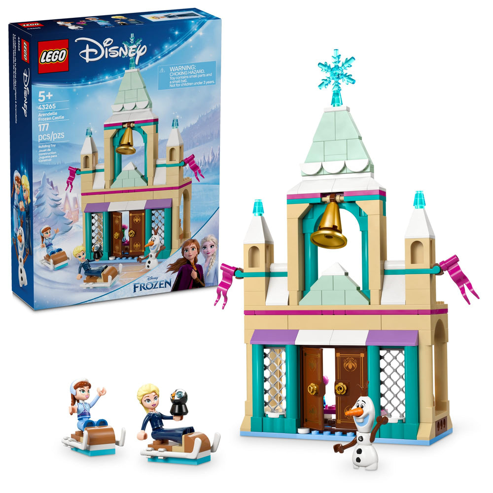 LEGO Disney Frozen Arendelle Castle front view, ideal for imaginative play and display.