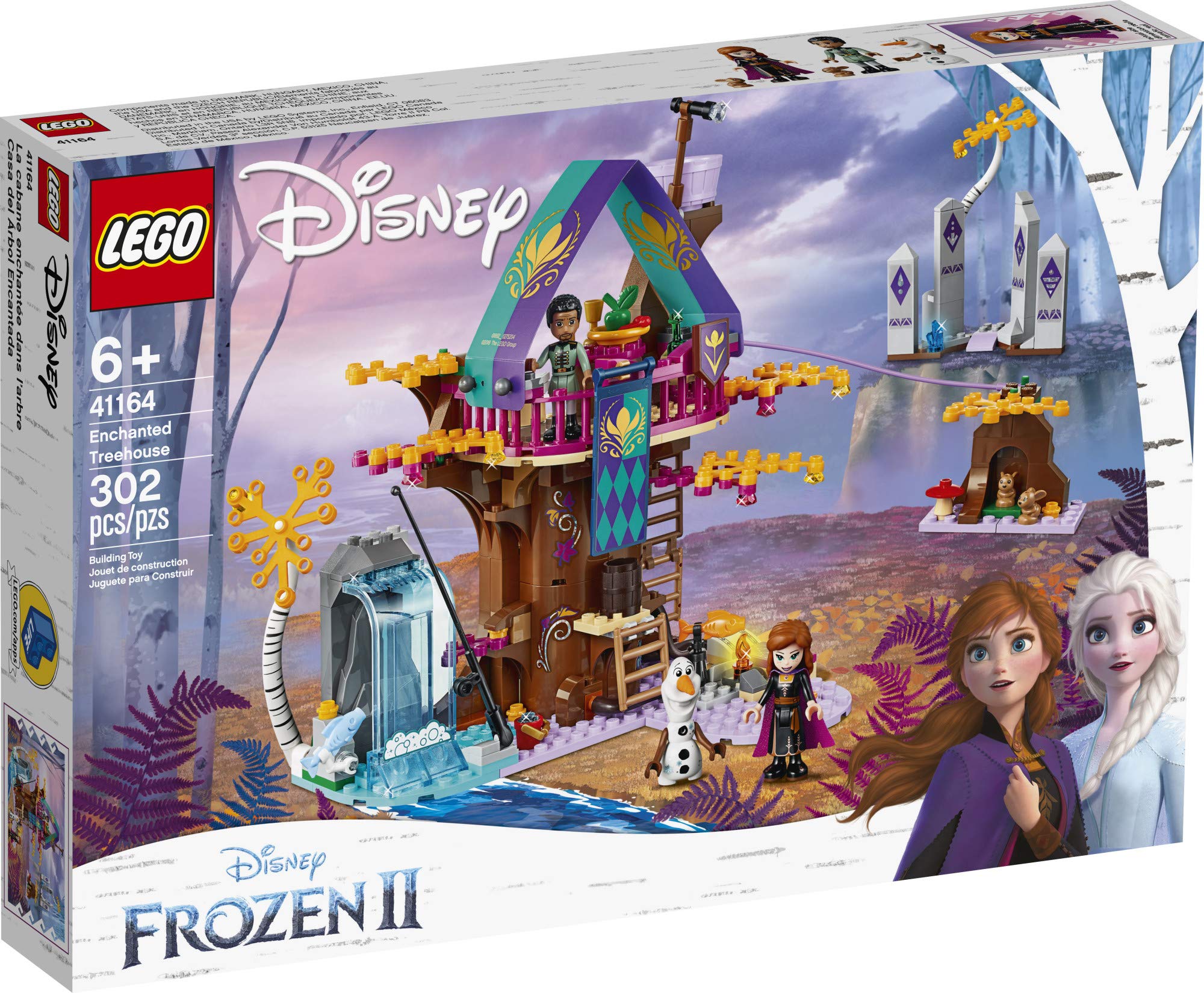 LEGO Disney Frozen II Enchanted Treehouse: Dining room scene for pretend meals.