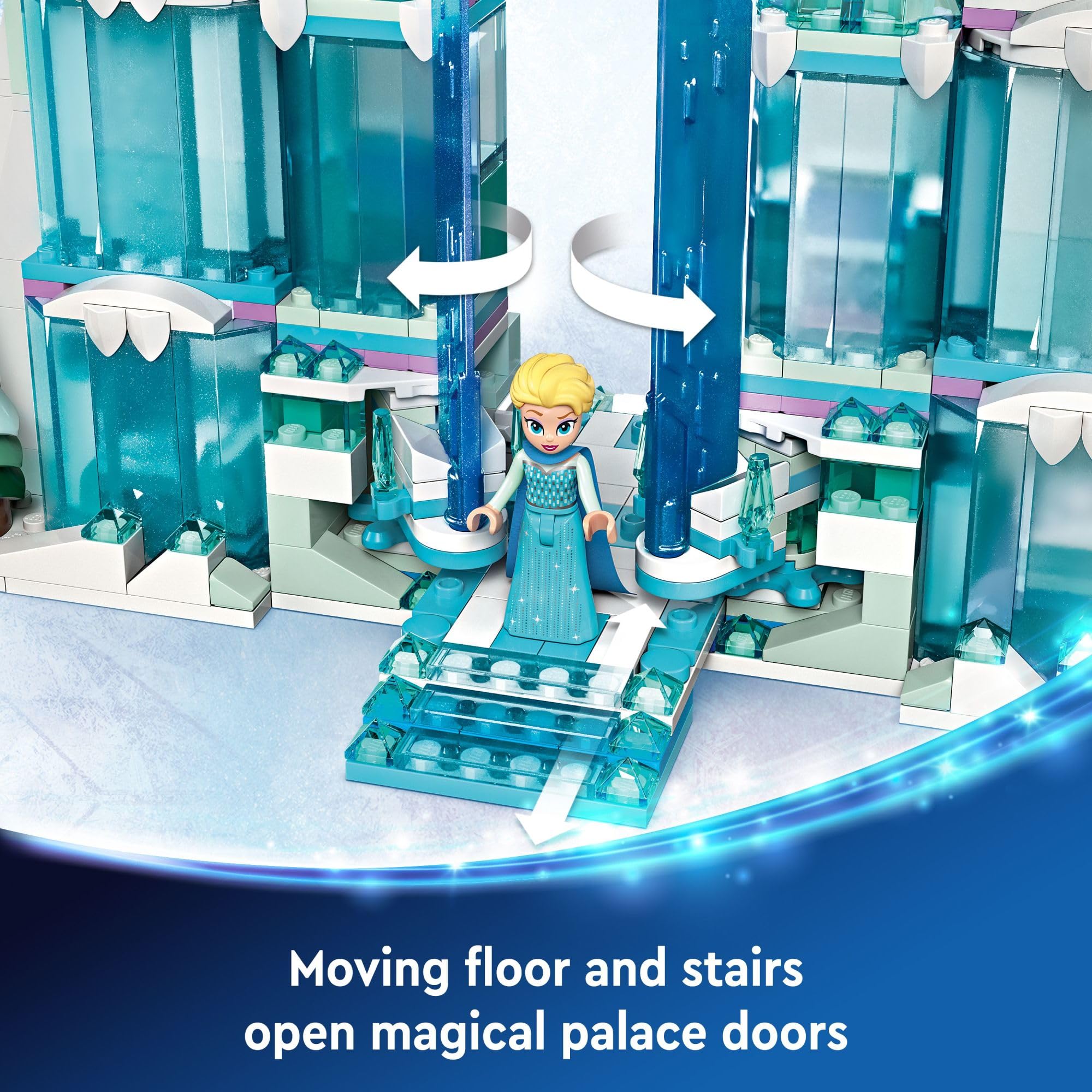 LEGO Disney Frozen interior with bedrooms invites creative storytelling sessions.