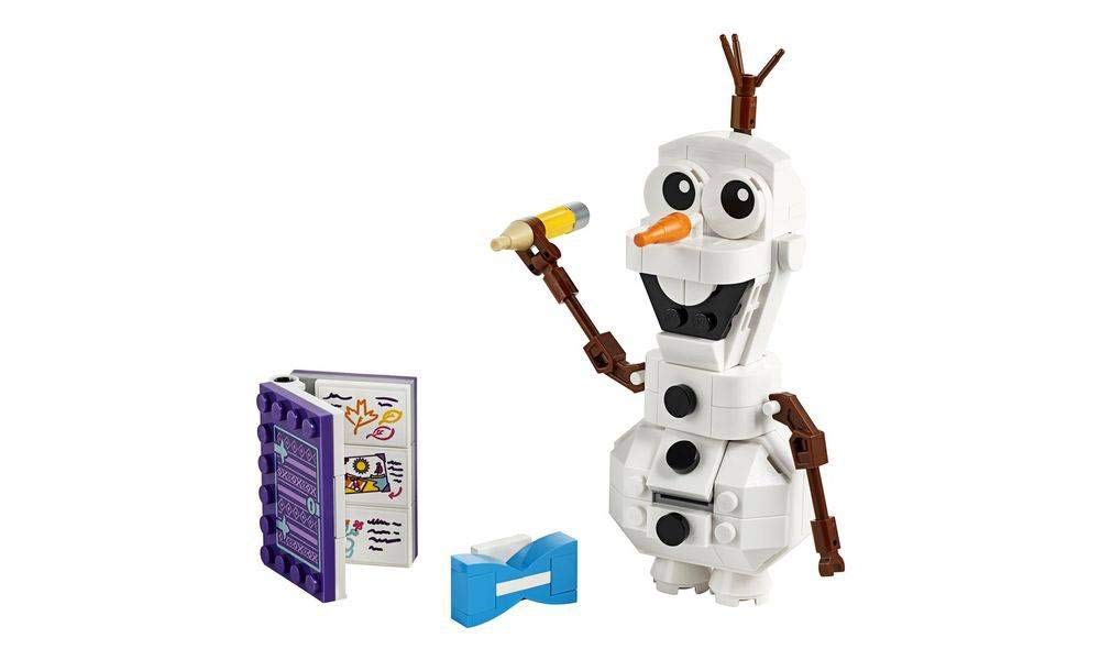 LEGO Disney Frozen II Olaf display-ready figure for shelves