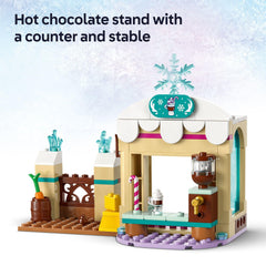 LEGO Disney Frozen sledding hill and ladder enable easy access play.