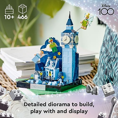 LEGO Disney glow-in-the-dark moon element adds enchanting nighttime display effect
