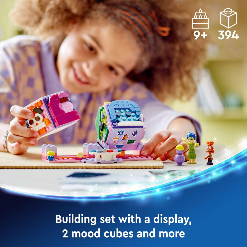 LEGO Disney Inside Out 2 Mood Cubes Joy doll showcases cheerful mood for storytelling