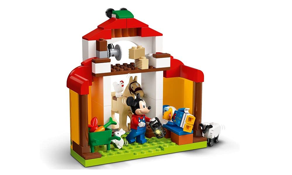 LEGO Disney Mickey Mouse Farm minifigures with Disney characters