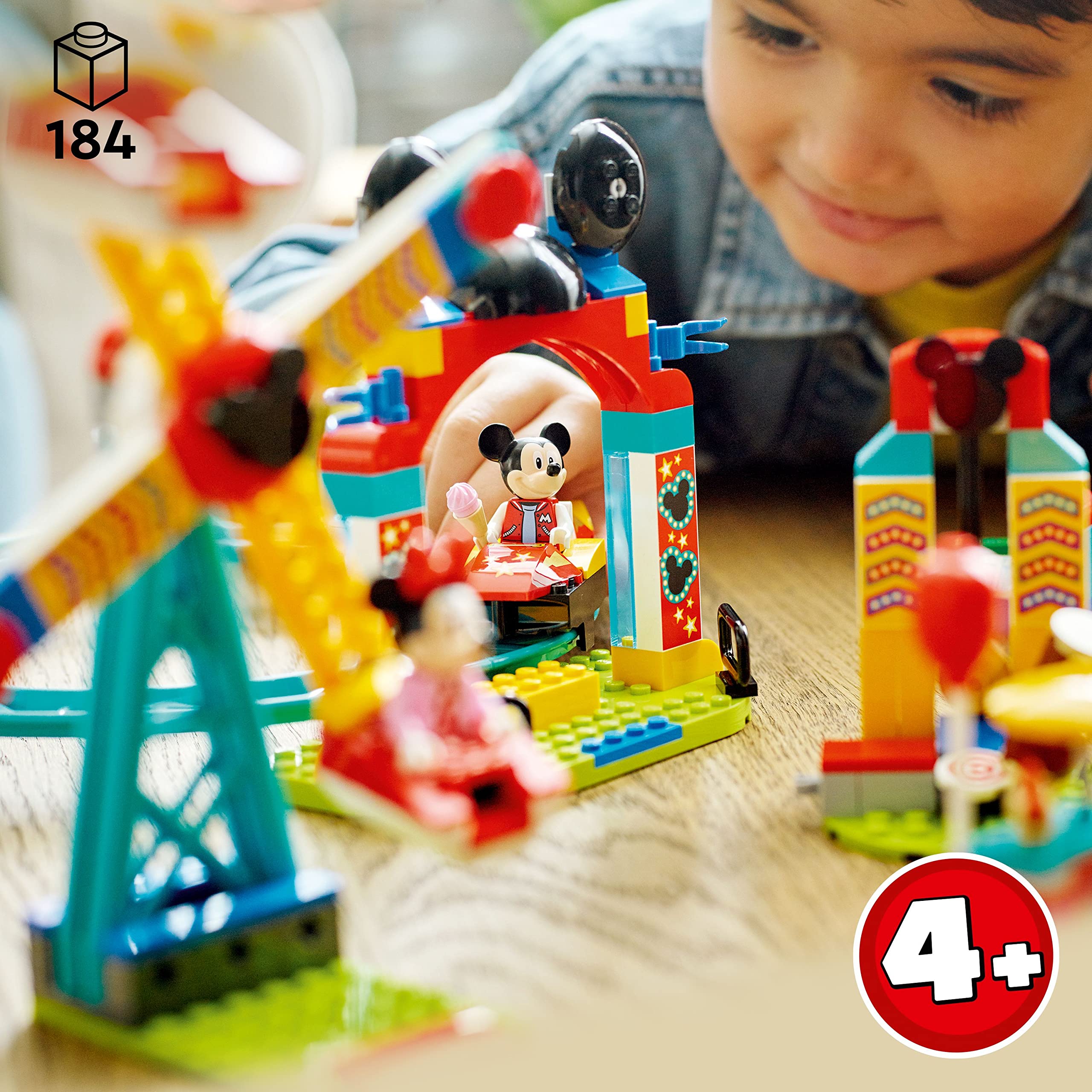 LEGO Disney Mickey fairground roller coaster promotes hands on building and thrills